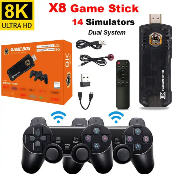 X8 Android TV Box Game Stick HDMI Juego de Video + Envío Gratis